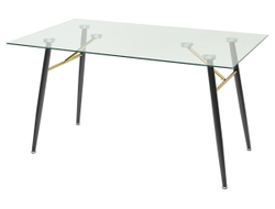 Стол GOLD 140 прозрачный М-City