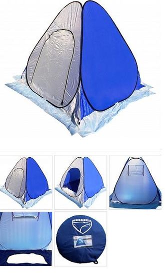 Палатка однослойная с дном 150x150см двухцветная