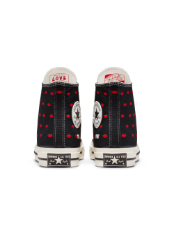 Converse Chuck 70 Embroidered Lips черные купить в Спб
