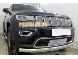 Защита радиатора Jeep Grand Cherokee IV (WK2) 2018- (Laredo, Limited, Overland) chrome низ