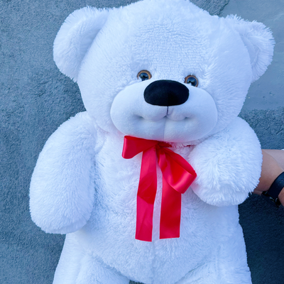 Плюшевый медведь 110 см белый Веня