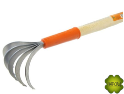 РЫХЛИТЕЛЬ "ТИГРОВАЯ ЛАПА" 50 см (НАСТОЯЩИЙ ЗВЕРЬ! Удаляет сорняки, РЫХЛИТ тяжелую глину)