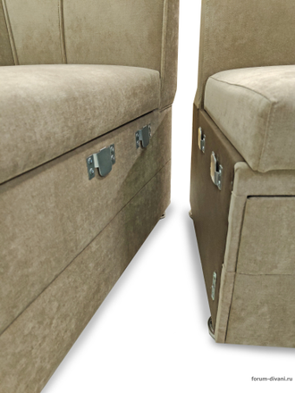 КУХОННЫЙ  уголок со спальным местом "Форум-8Д",  Союз-М Velvet Lux 52, Левый