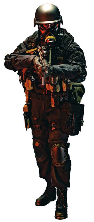Ханк, лидер USS Alpha Team (Resident Evil, Обитель Зла)  - Коллекционная ФИГУРКА 1/6 scale GRIM REAPER (EKS05) - EKUAZ STUDIO