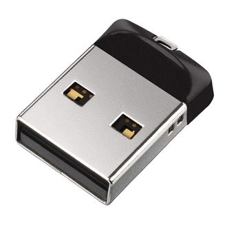 Флеш-память SanDisk Cruzer Fit, 16Gb, USB 2.0, черный, SDCZ33-016G-G35