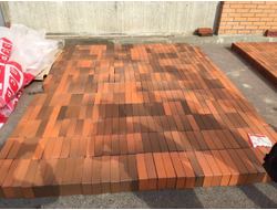 Кирпич красный флэшинг гладкий 1 НФ ЛСР