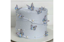 Торт "С бабочками"