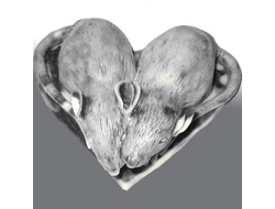 КРЫСЫ - ВЛЮБЛЕННАЯ ПАРОЧКА, ЛИТЬЕВОЙ МРАМОР.ОПТ