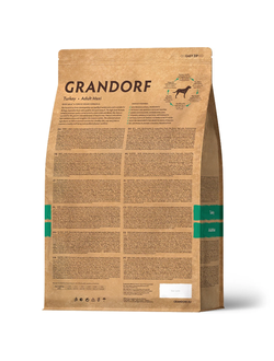Grandorf (Грандорф): сухой корм для собак крупных пород Индейка, 3 кг