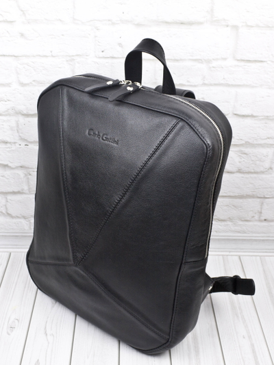 Кожаный рюкзак Lanciano Premium black (арт. 3066-51)