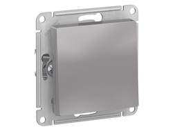 Выключатель 1-клавишный, алюминий, серия Atlas Design