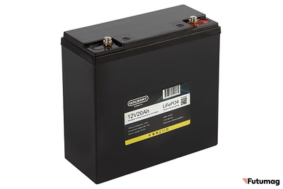 Литиевый тяговый аккумулятор Gelbert LiFePO4 (12V/20Ah/20A/240Wh)