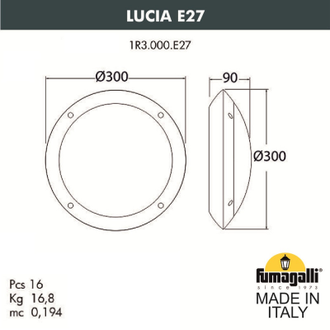Светильник настенный Fumagalli LUCIA 1R3.000.000_1