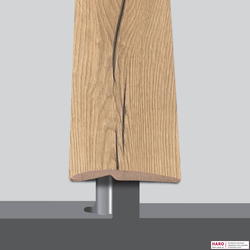 Профиль переходной Haro Дуб Италика Крем 411523, 0,9 м