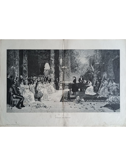 "R. Lopez. Концерт" ксилография Bong Richard 1911 год