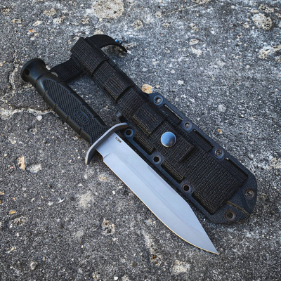 ТАКТИЧЕСКИЙ НОЖ НР 2000 сталь Х12МФ, рукоять резина, НОЖНЫ ABS