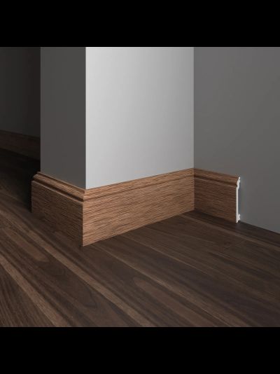 Напольный плинтус Decor-Dizayn 701-83SH, влагостойкий, ударопрочный, 2,4 метра