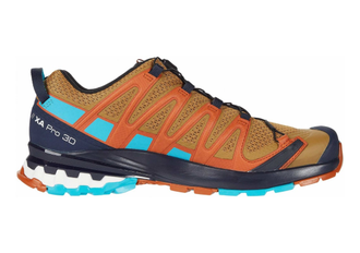 Кроссовки SALOMON XA PRO 3D v8 Bistre/Navy Blaz  409873  (Размер: 7; 7,5; 8; 9)