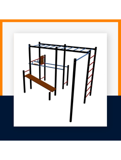 Спортивная площадка Workout W171