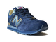New Balance 574 Темно-синие замшевые