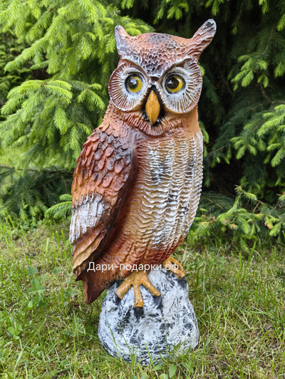 СОВА - символ мудрости! 50*25см   2кг   полистоун Россия 2159/012328*