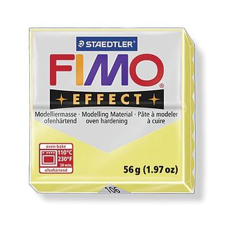 полимерная глина Fimo effect, цвет-quartz citrine 8020-106 (кварц желтый), вес-56 гр