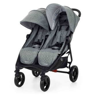 Коляска прогулочная для двойни Valco Baby Slim Twin Grey Marle