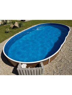 Бассейн AZURO 405DL (7,3х3,7х1,2) (лестница, скиммер-пакет, песчанная фильтровальная установка)