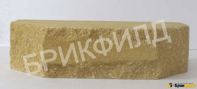 Имитация природного камня Дикий камень трапеция. Желтый. Кирпичный завод Брик Филд
