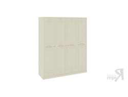 Шкаф для одежды и белья с 4-мя глухими дверями «Лорена»
