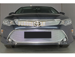 Защита радиатора Toyota Camry XV50/XV55 2017-2018 chrome низ PREMIUM