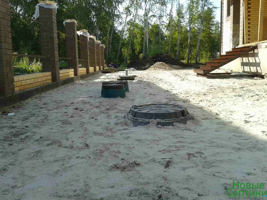 Монтаж септика Термит 5,5 (Цимлянское, 2017)