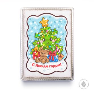 Тортик Ёлочка с подарками (600 грамм)