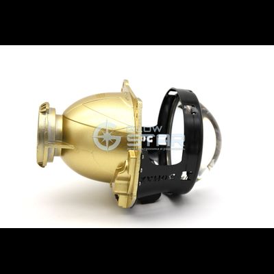 Биксеноновая линза Aozoom Hella 3R Premium Black Edition Gold (Domax Pro2 MT88)
