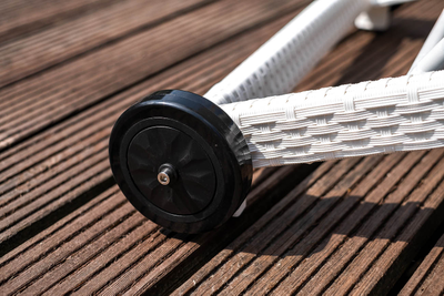 Плетеный шезлонг Milano белый