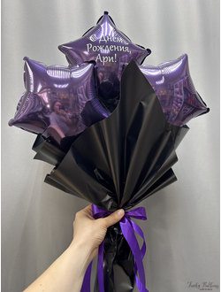 Букет "Звезды с поздравлением"