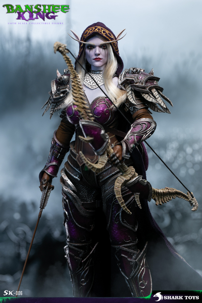 ПОСЛЕ ОБЗОРА - Сильвана Ветрокрылая (серия Warcraft, HearthStone) - Коллекционная фигурка 1/6 Banshee King (SK-006) - SHARK TOYS