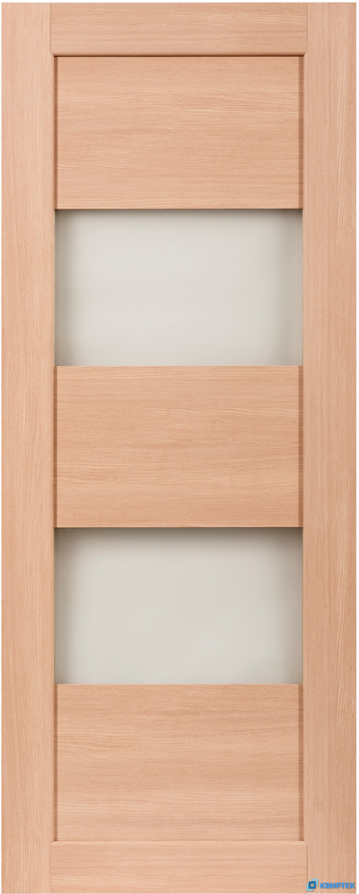 Дверь остекленная царговая ПВХ KAPELLI Connect CO2 Дуб беленый купить в Челябинске | КВИРТЕК