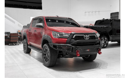 Бампер силовой передний BMS ALFA для Tayota Hilux 2020-2024