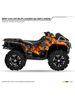 Наклейки на квадроцикл BRP Can-Am Outlander G2 2014-2022 #2293
