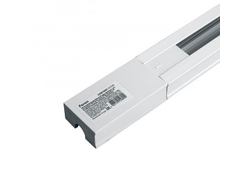 Шинопровод Feron для трековых светильников белый 3метра токовод заглушка крепление CAB1005 41730