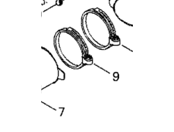 Хомут оригинал BRP 514052924 для BRP Can-Am (Norma Clamp)