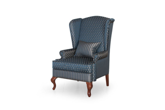 Английское кресло с ушами принт