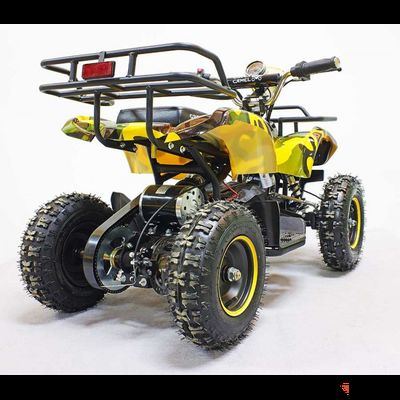 Квадроцикл GreenCamel Гоби K21 (30 Ah 36V 800W R6 Цепь) Армейский желтый
