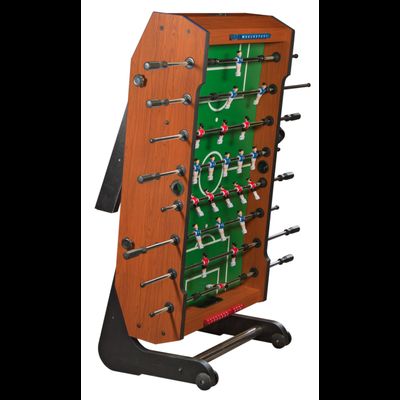 Игровой стол — футбол складной «Maccabi» (140×75×89, орех)