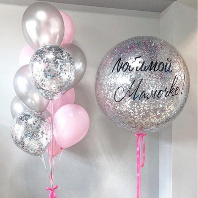 Огромные воздушные шары (гиганты) с конфетти