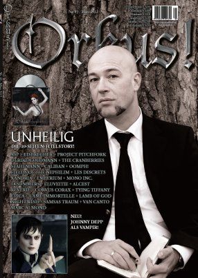Orkus Magazine March 2012 Unhelig Cover, Gothic Rock, Немецкие журналы в Москве, Intpressshop