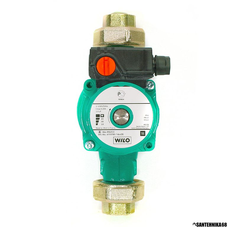 Циркуляционный насос в отопление WILO Вило Star-RS 25/2 для отопления ...