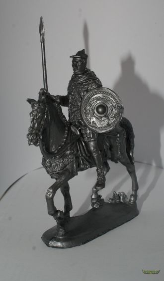 Римлянин Всадник №2,копье. серый полиэтилен.  (без лошади)