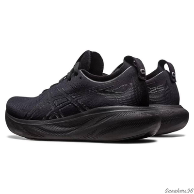 ASICS GEL-Nimbus 25 Black / Pure Silver  Мужские (41-45)